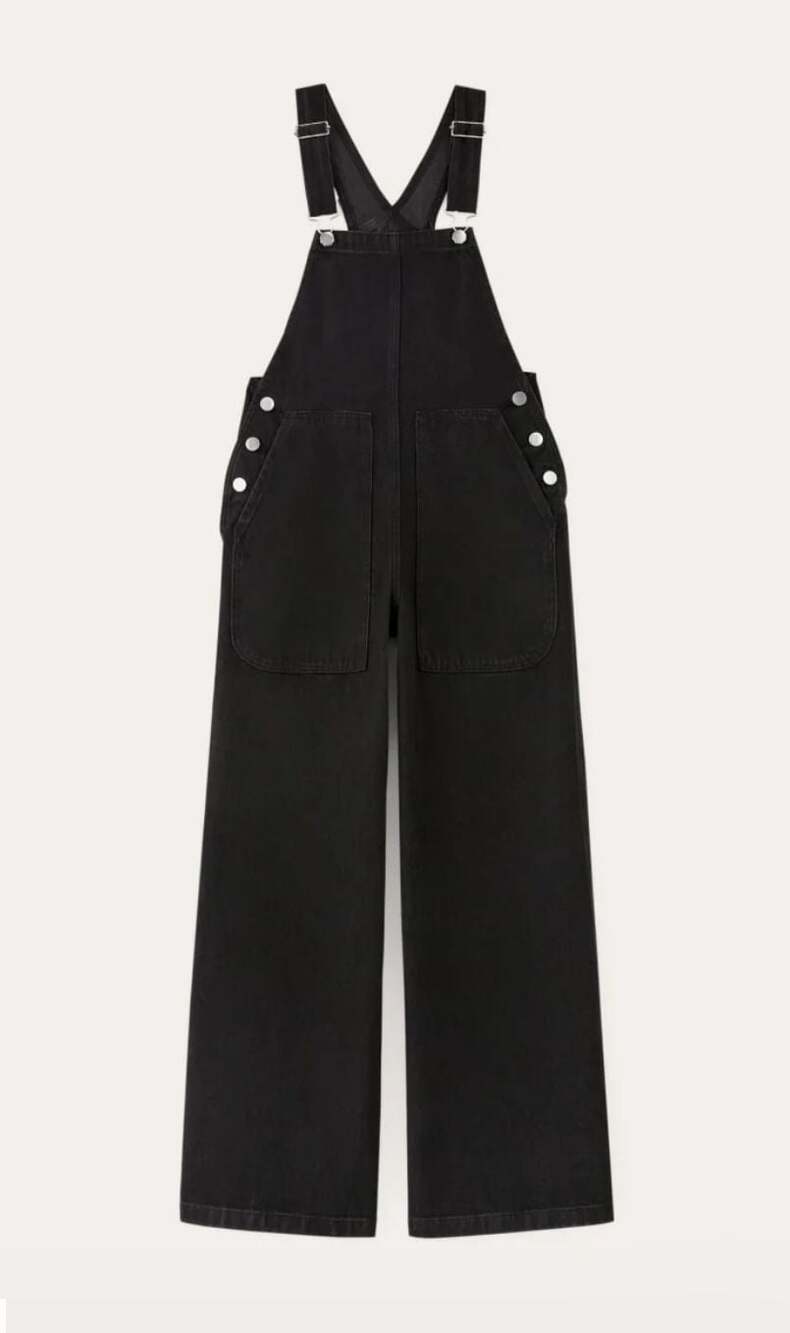 XXL NWT Everlane The Gardener Overalls in Black